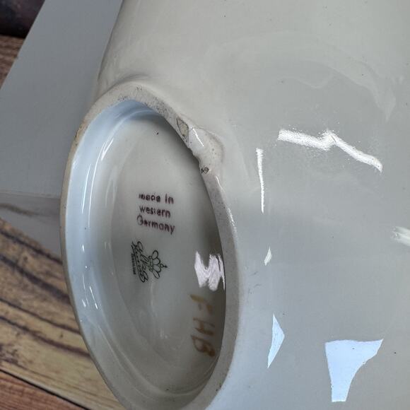 Rare Vtg Alka Kunst Bavaria West Germany Oblong Olive Dish Serving‎ Bowl MCM - Picture 6 of 6